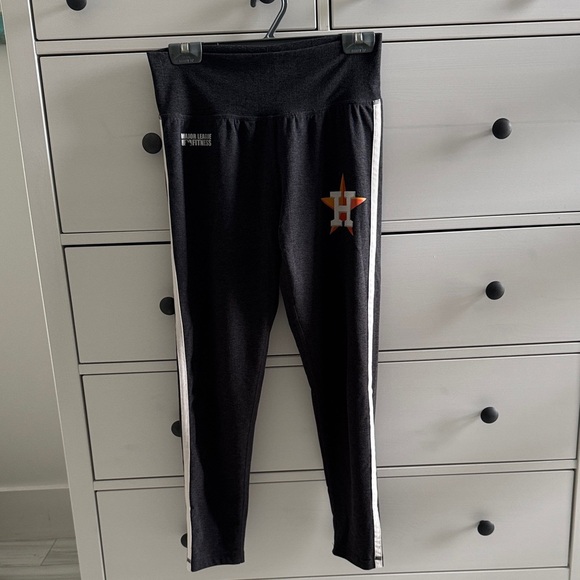 Houston Astros Women's Dark Grey Leggings Size M - Picture 4 of 8